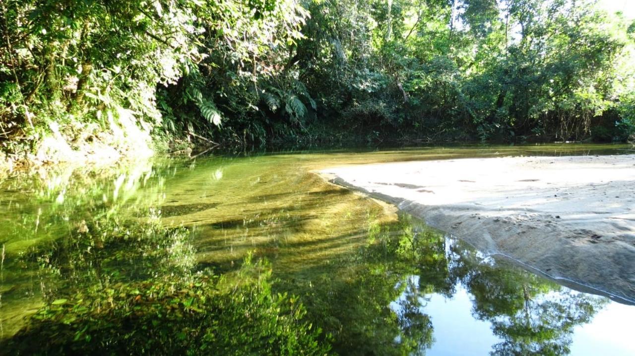 Suites Proximo Ao Rio Jaguareguava Em Bertioga Eksteriør bilde